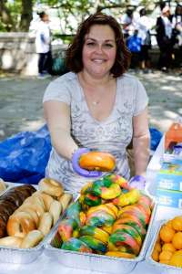 rainbow bagels